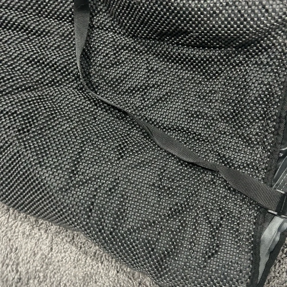 Quilted Gray Dog Car Seat Cover